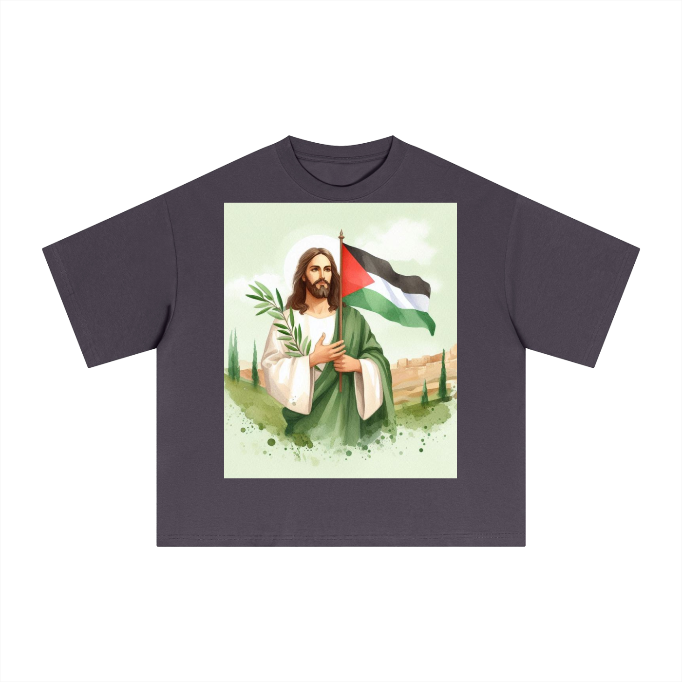 Jesus Palestine Boxy T-Shirt