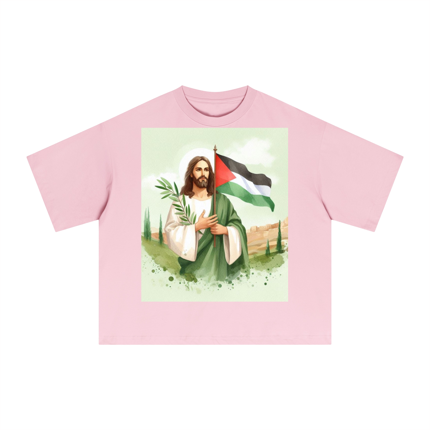 Jesus Palestine Boxy T-Shirt