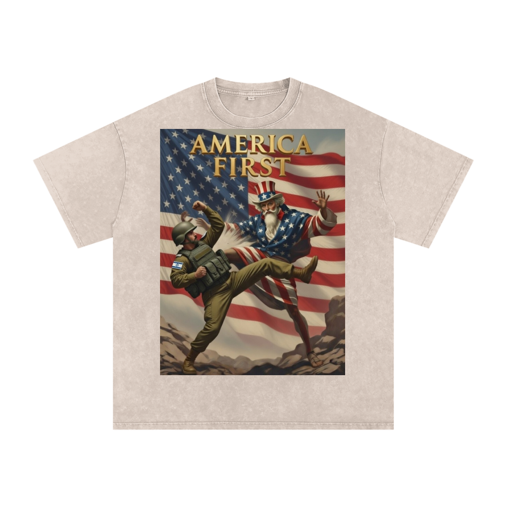 Uncle Sam Oversized Cotton T-Shirt