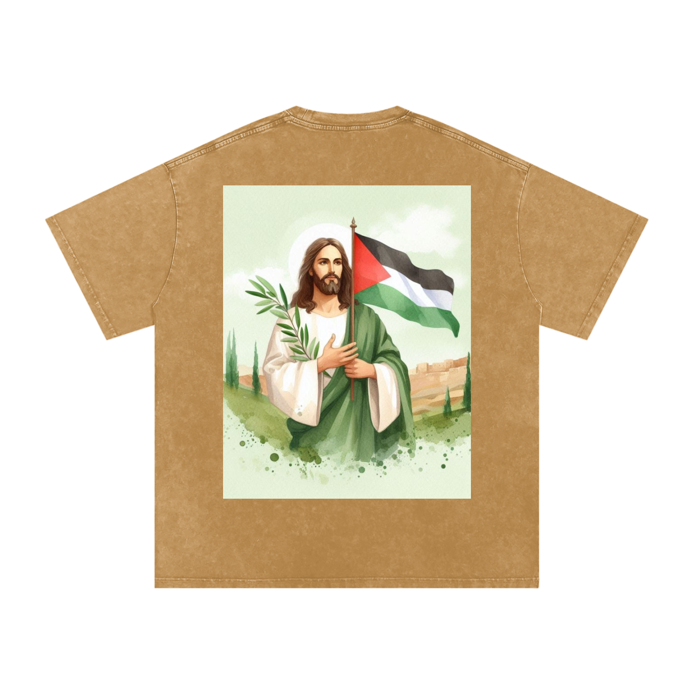 Jesus Palestine Oversized T-Shirt