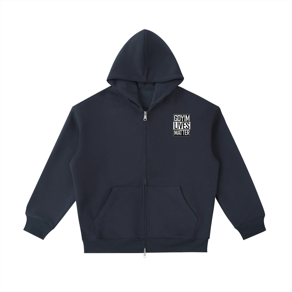 Goyim Lives Matter Chest Logo Heavyweight Hoodie