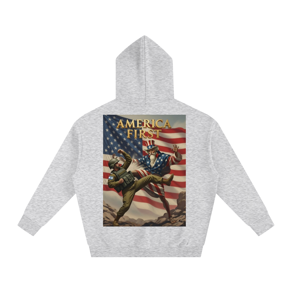 Uncle Sam Oversize Fleeced Hoodie