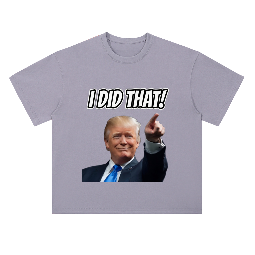 I DID THAT Shoulder Cotton T-Shirt