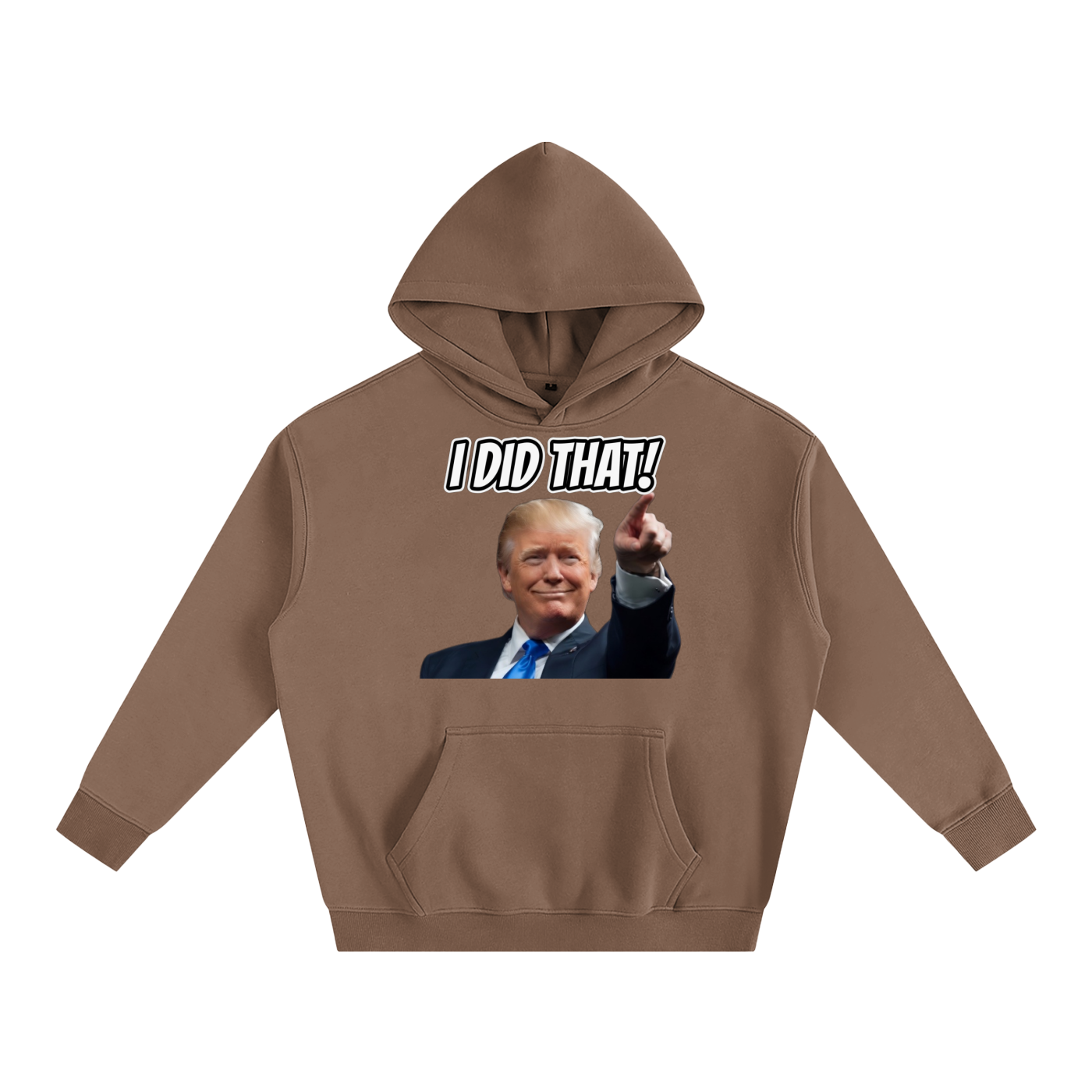 I DID THAT Oversize Fleeced Hoodie