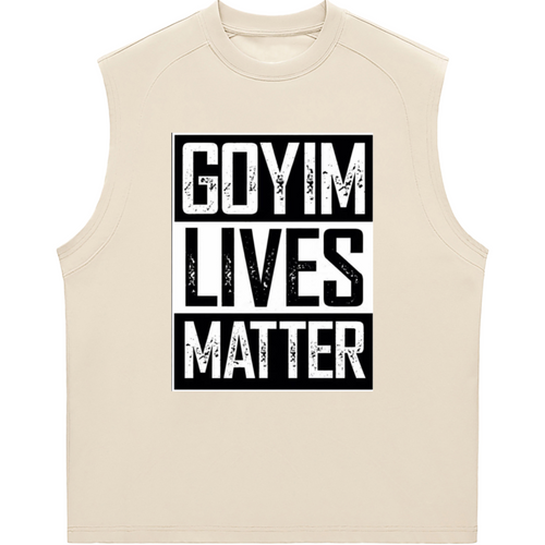 Goyim Lives Matter Front Logo Quick-Dry Cooling Tank Top