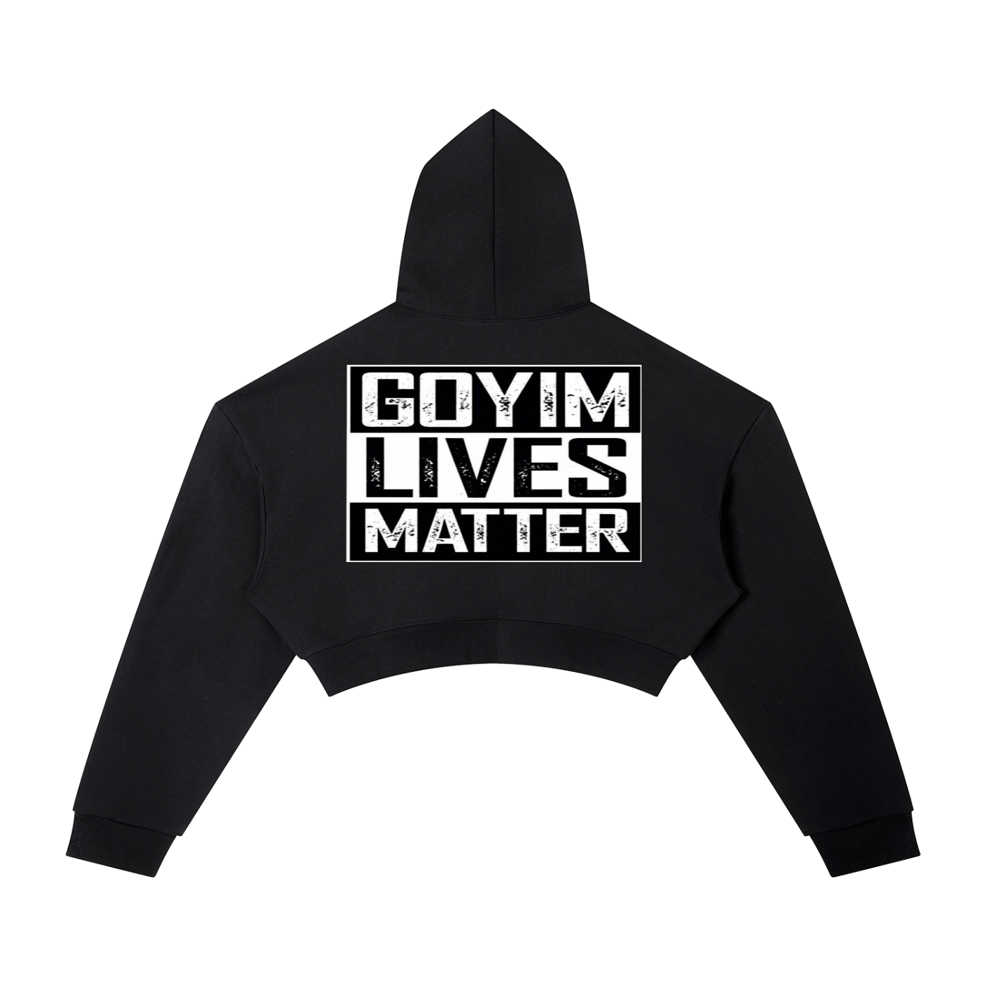 Goyim Lives Matter Women Cropped Hoodie