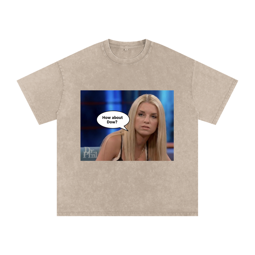 How About Dow Oversized Cotton T-Shirt