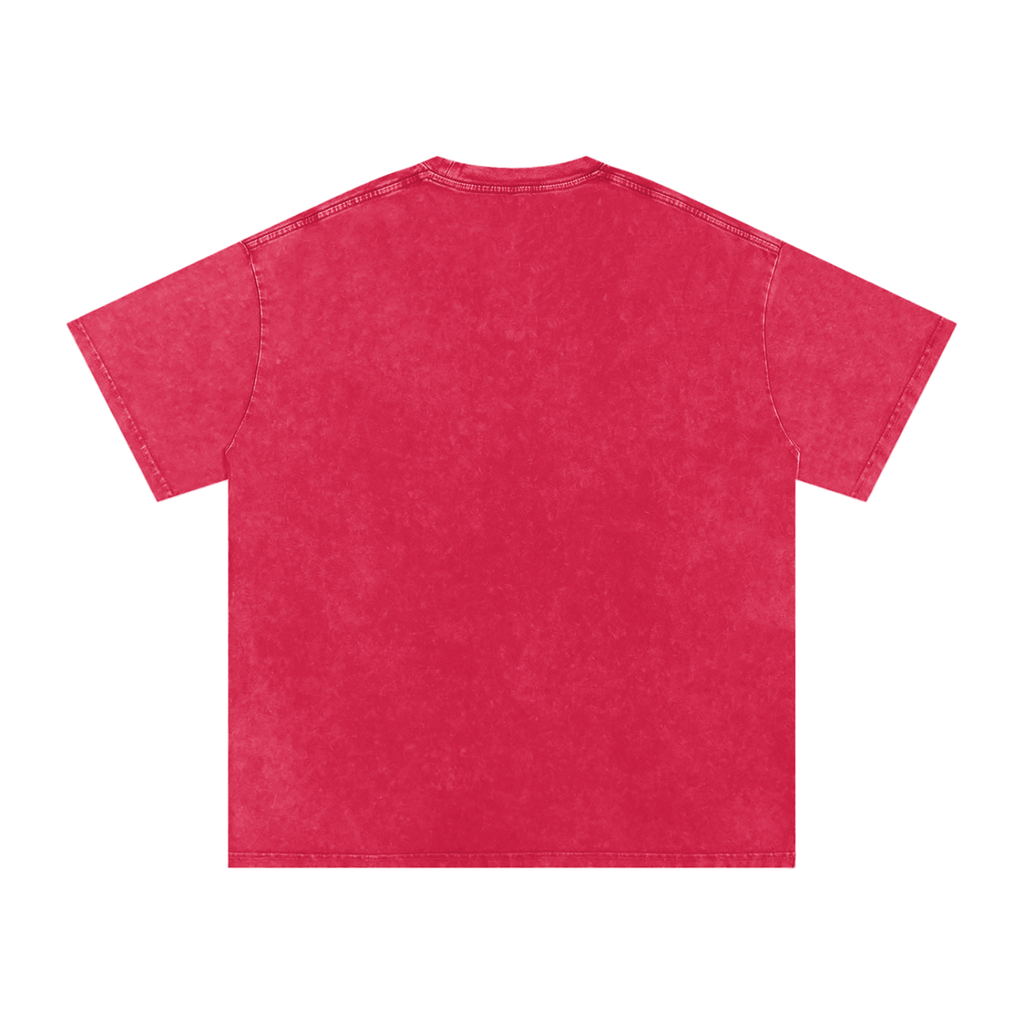 Goyim Lives Matter Front Logo Snow Washed Oversized Cotton T-Shirt