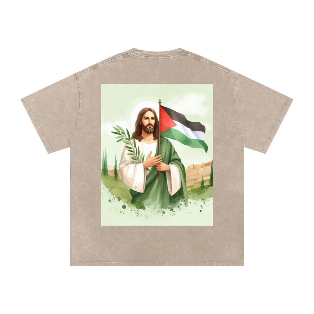 Jesus Palestine Oversized T-Shirt