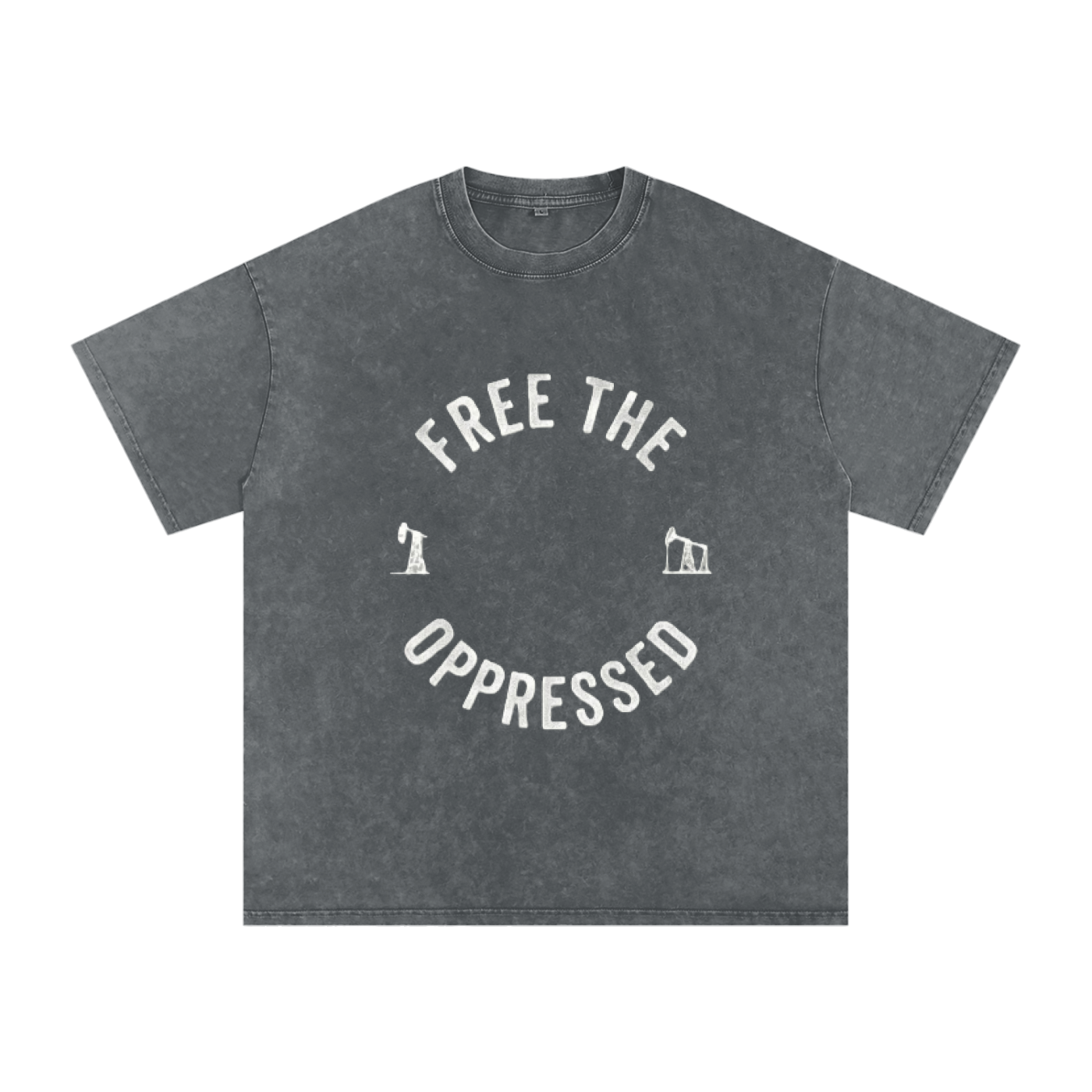 Free The Oppressed Oversized Cotton T-Shirt