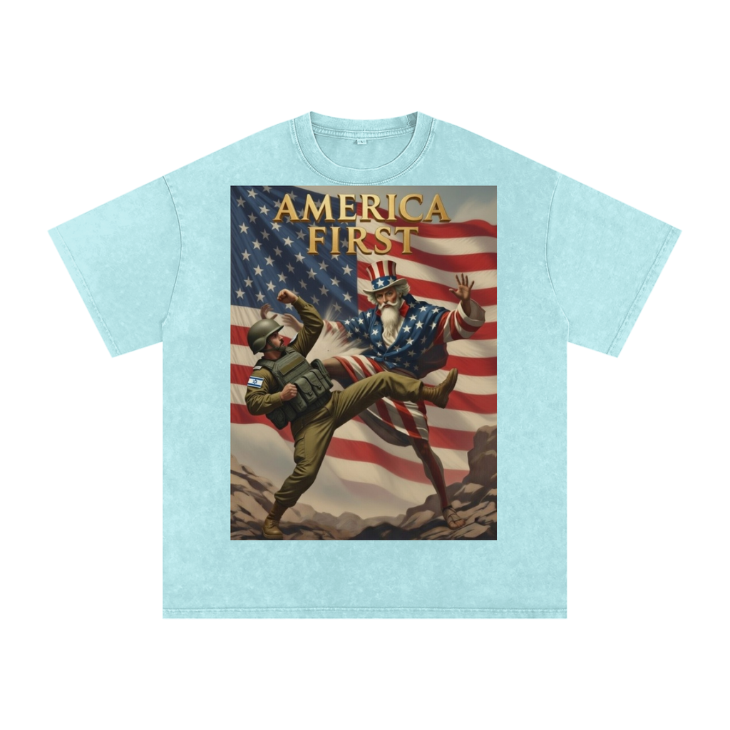 Uncle Sam Oversized Cotton T-Shirt