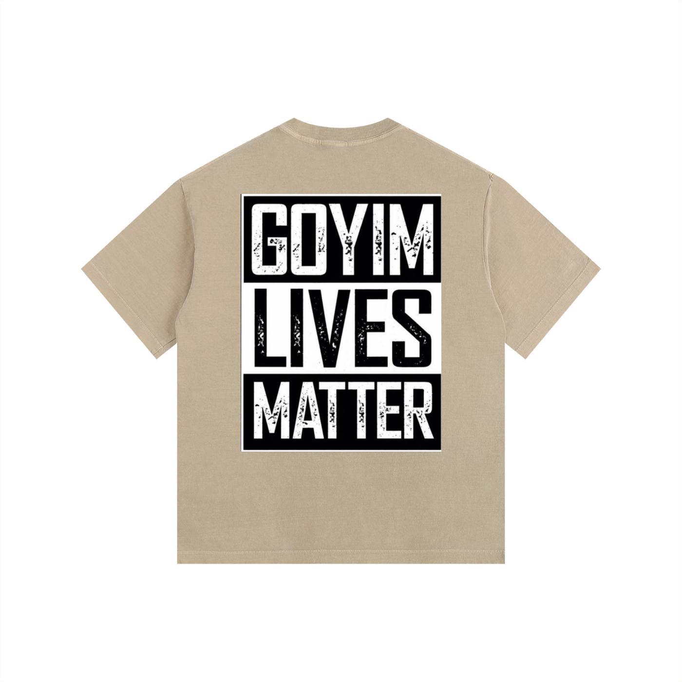 Goyim Lives Matter Oversized Cotton T-Shirt