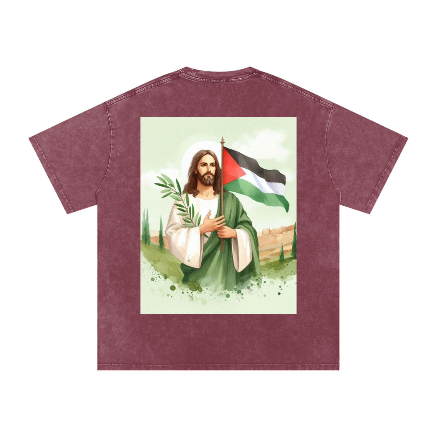 Jesus Palestine Oversized T-Shirt