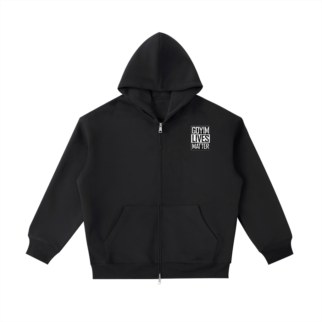 Goyim Lives Matter Chest Logo Heavyweight Hoodie