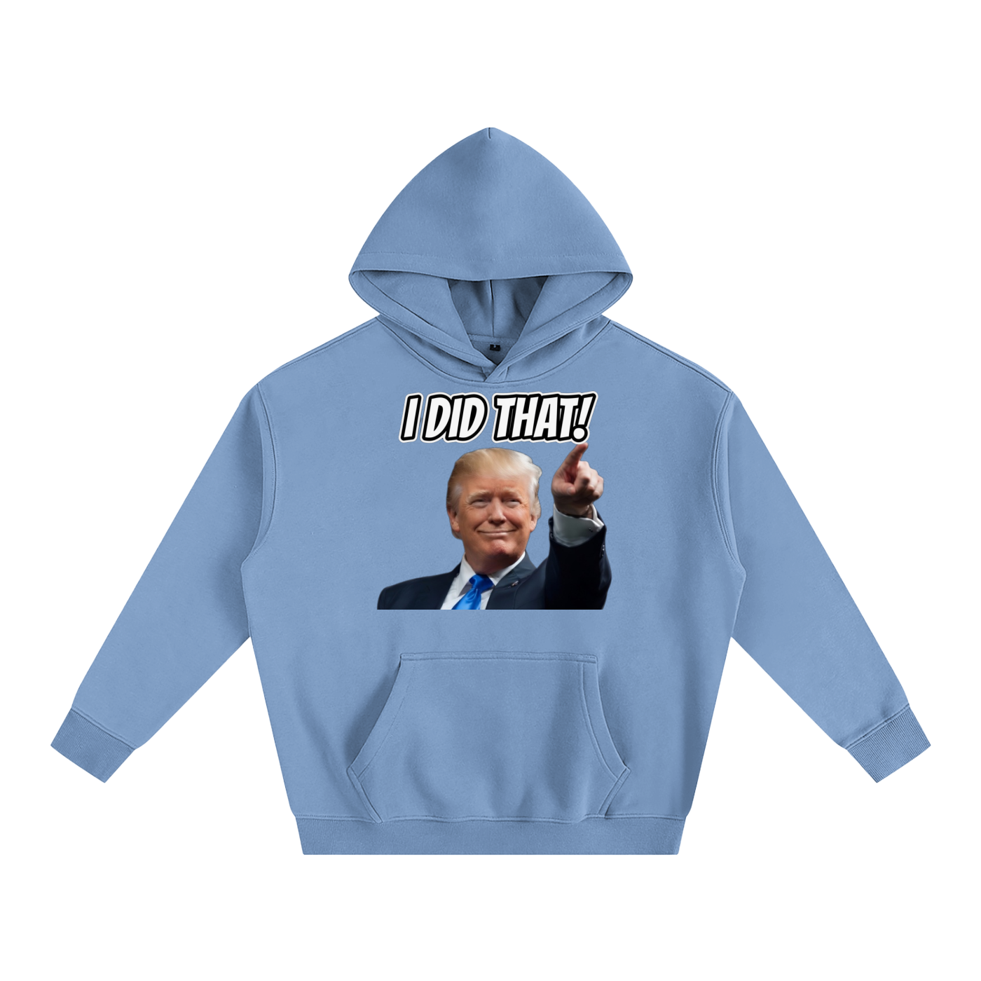 I DID THAT Oversize Fleeced Hoodie