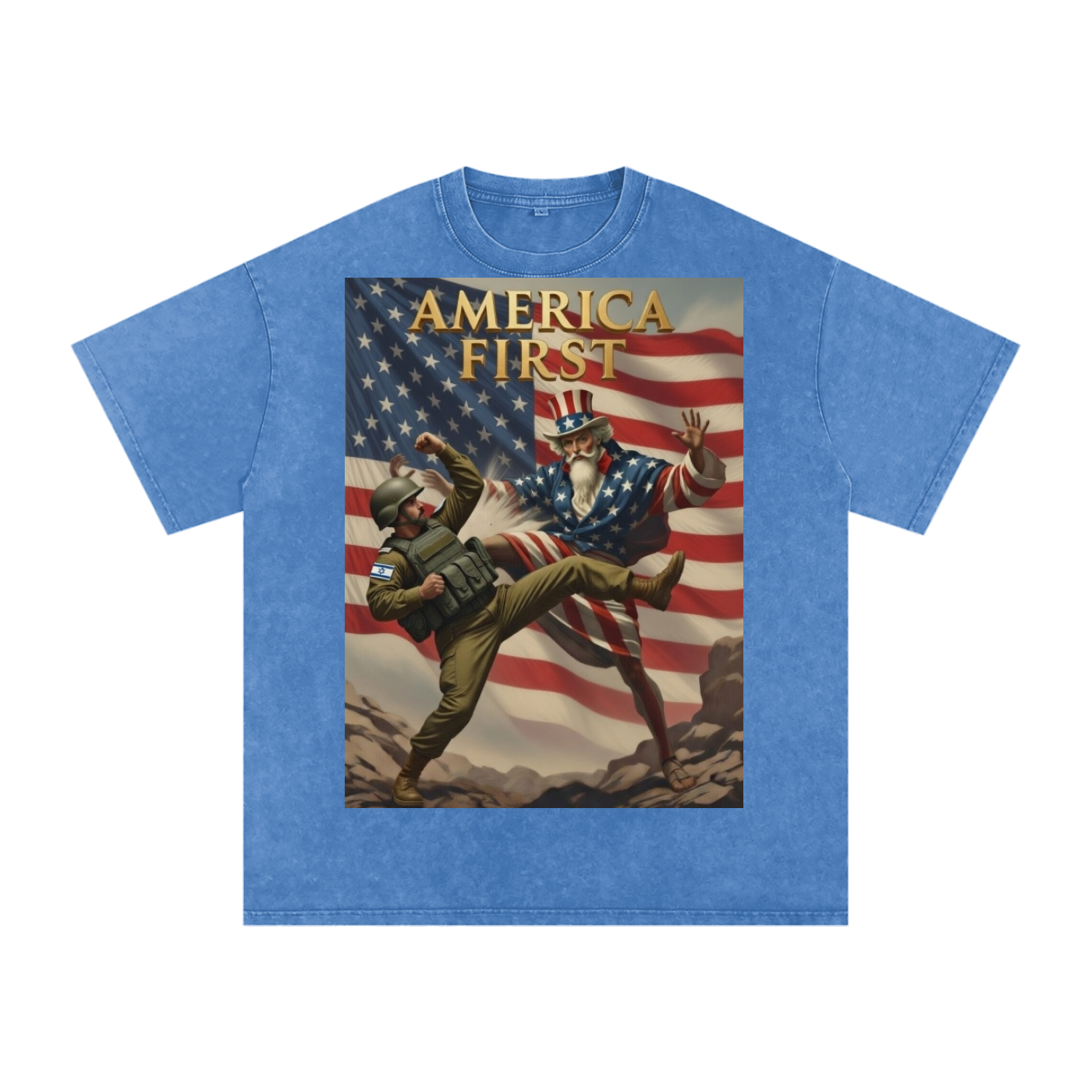 Uncle Sam Oversized Cotton T-Shirt