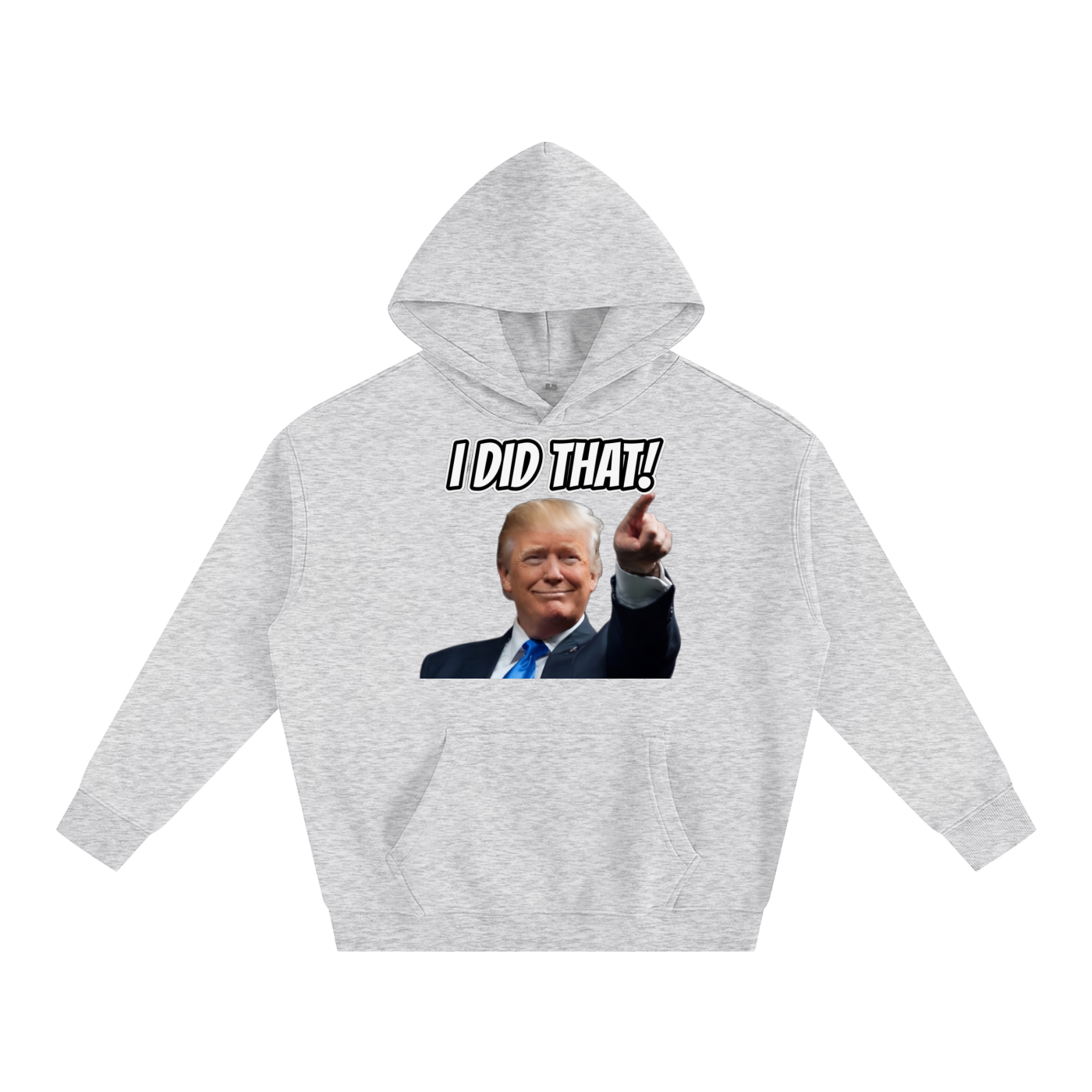 I DID THAT Oversize Fleeced Hoodie