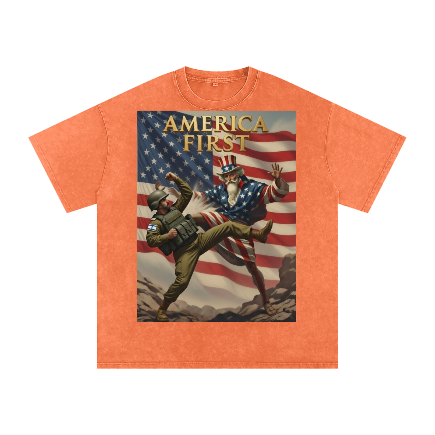 Uncle Sam Oversized Cotton T-Shirt