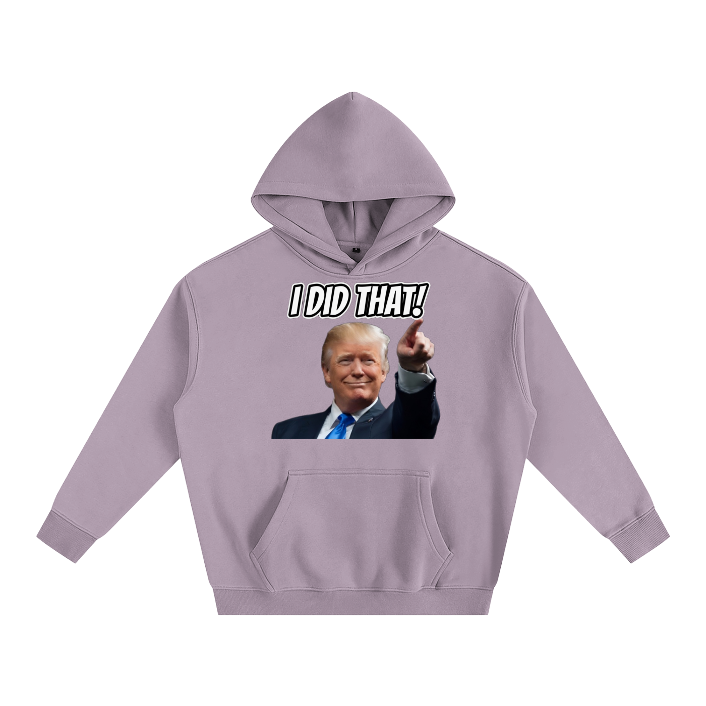 I DID THAT Oversize Fleeced Hoodie