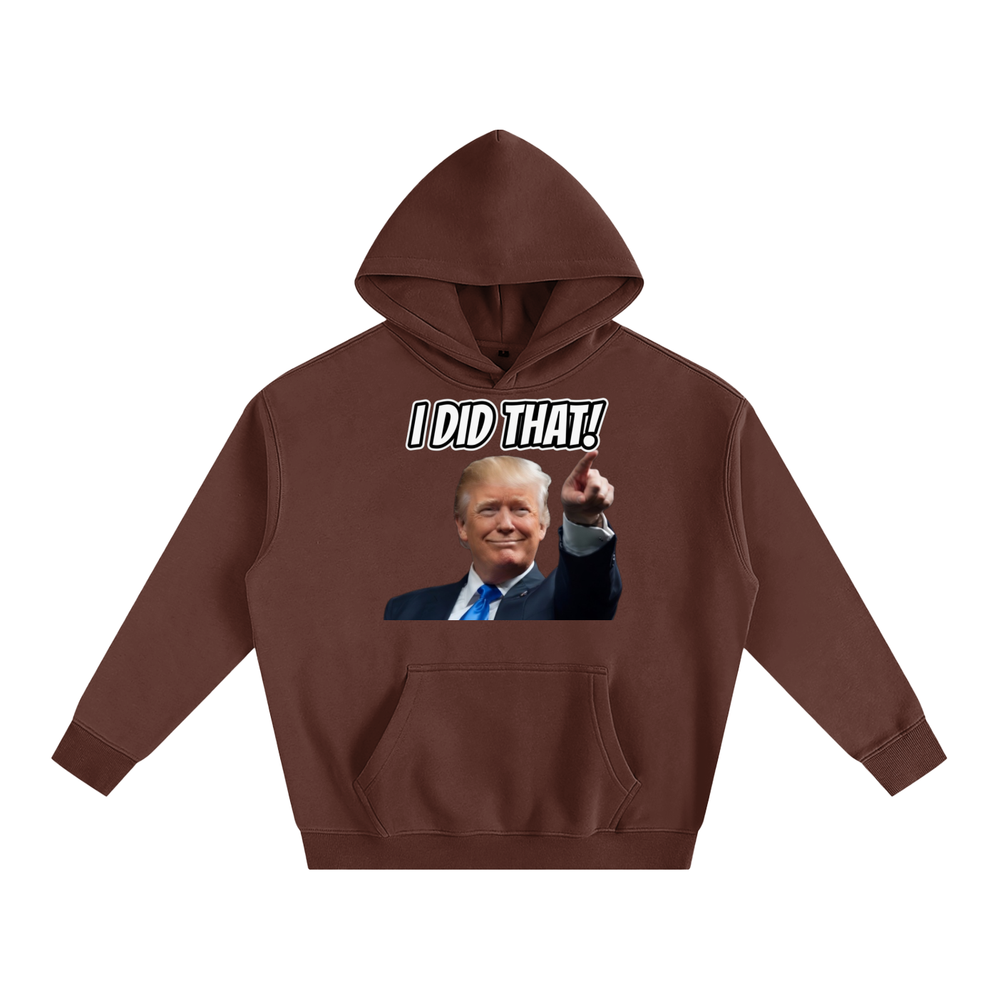 I DID THAT Oversize Fleeced Hoodie