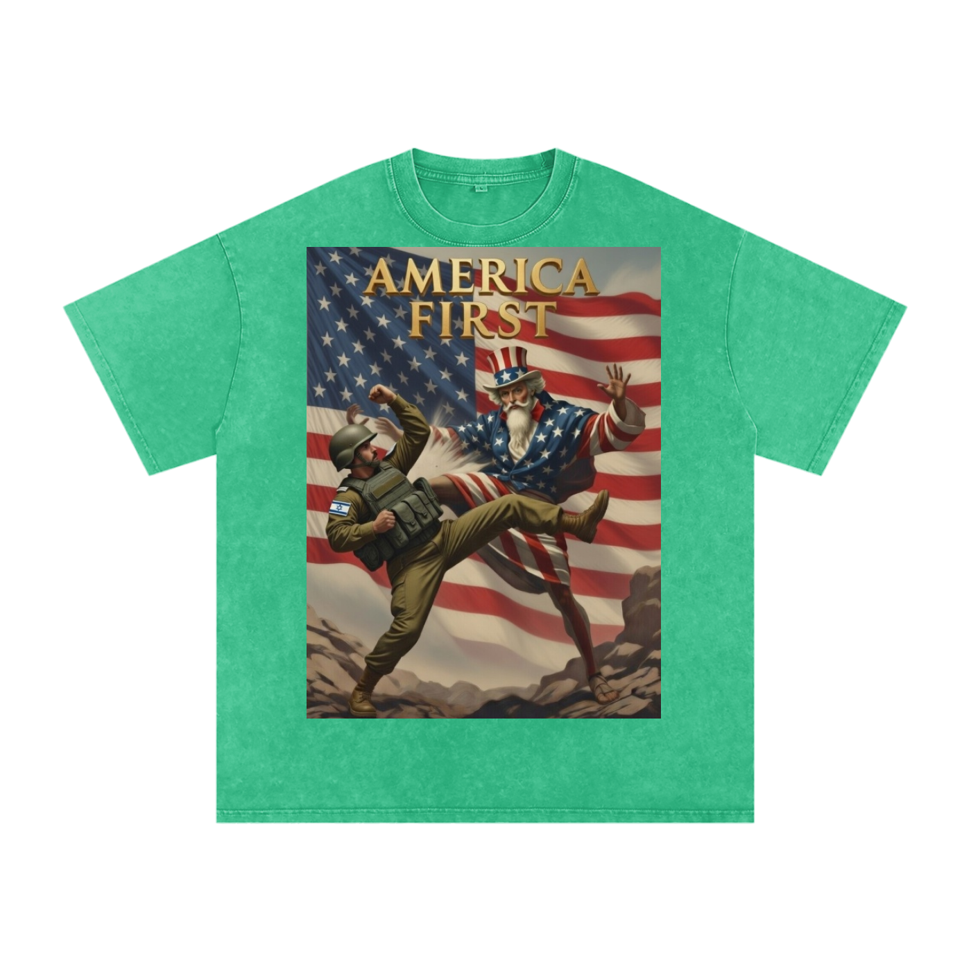 Uncle Sam Oversized Cotton T-Shirt