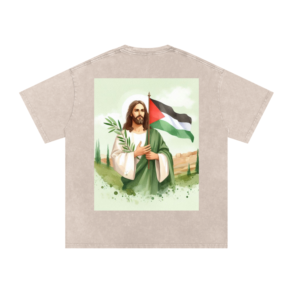 Jesus Palestine Oversized T-Shirt