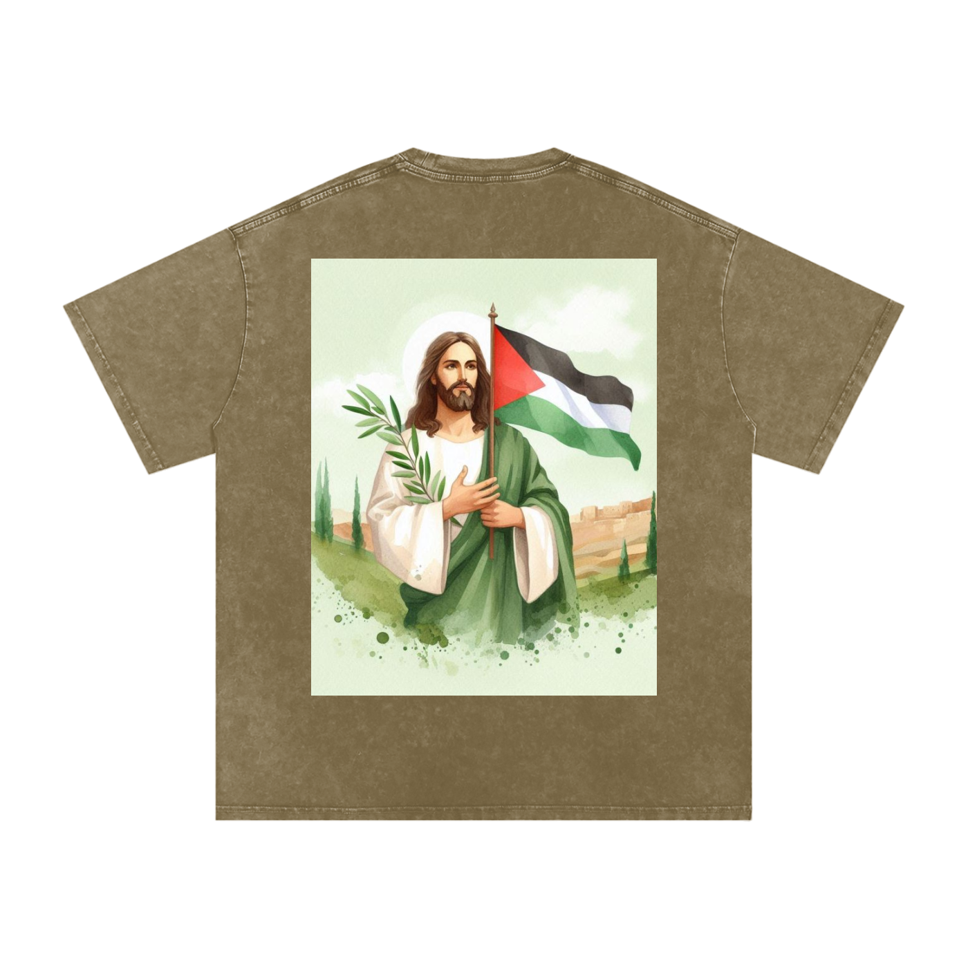 Jesus Palestine Oversized T-Shirt