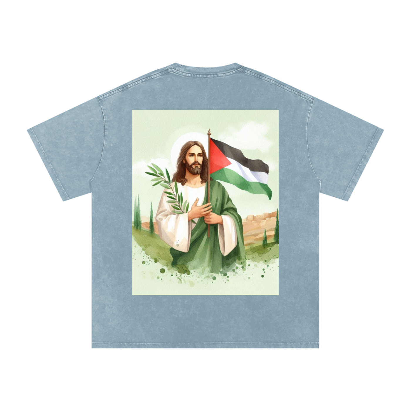 Jesus Palestine Oversized T-Shirt
