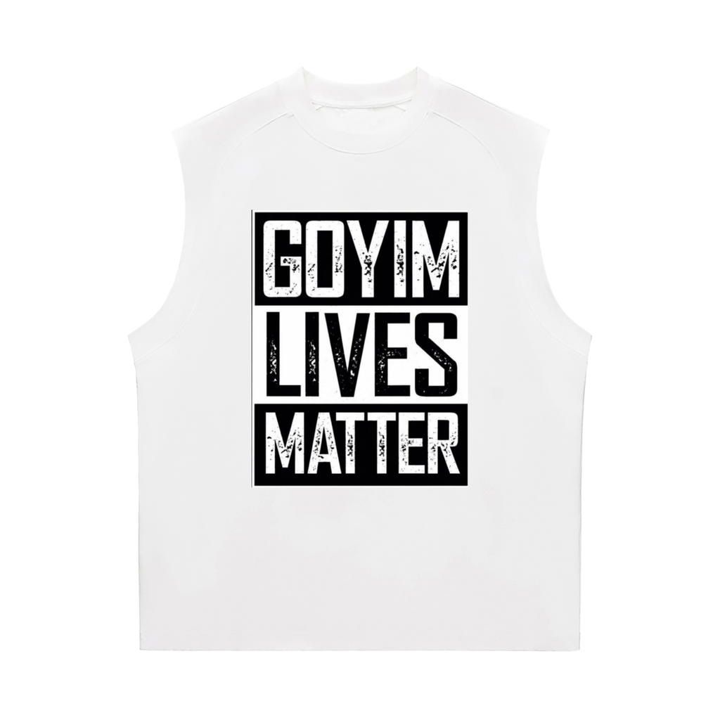 Goyim Lives Matter Front Logo Quick-Dry Cooling Tank Top