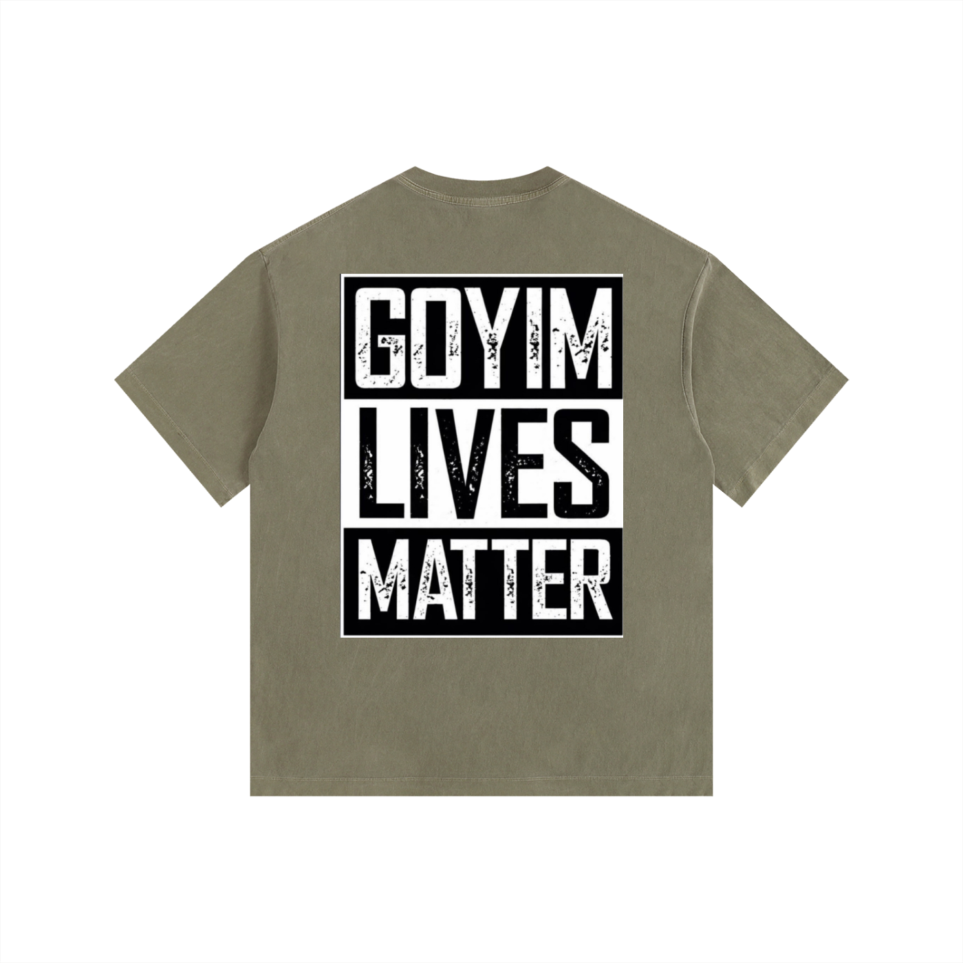 Goyim Lives Matter Oversized Cotton T-Shirt