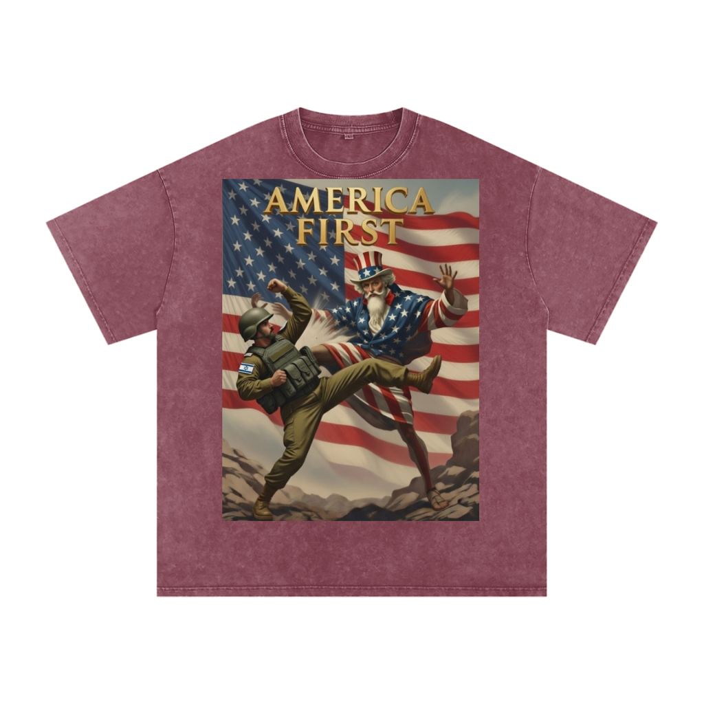 Uncle Sam Oversized Cotton T-Shirt