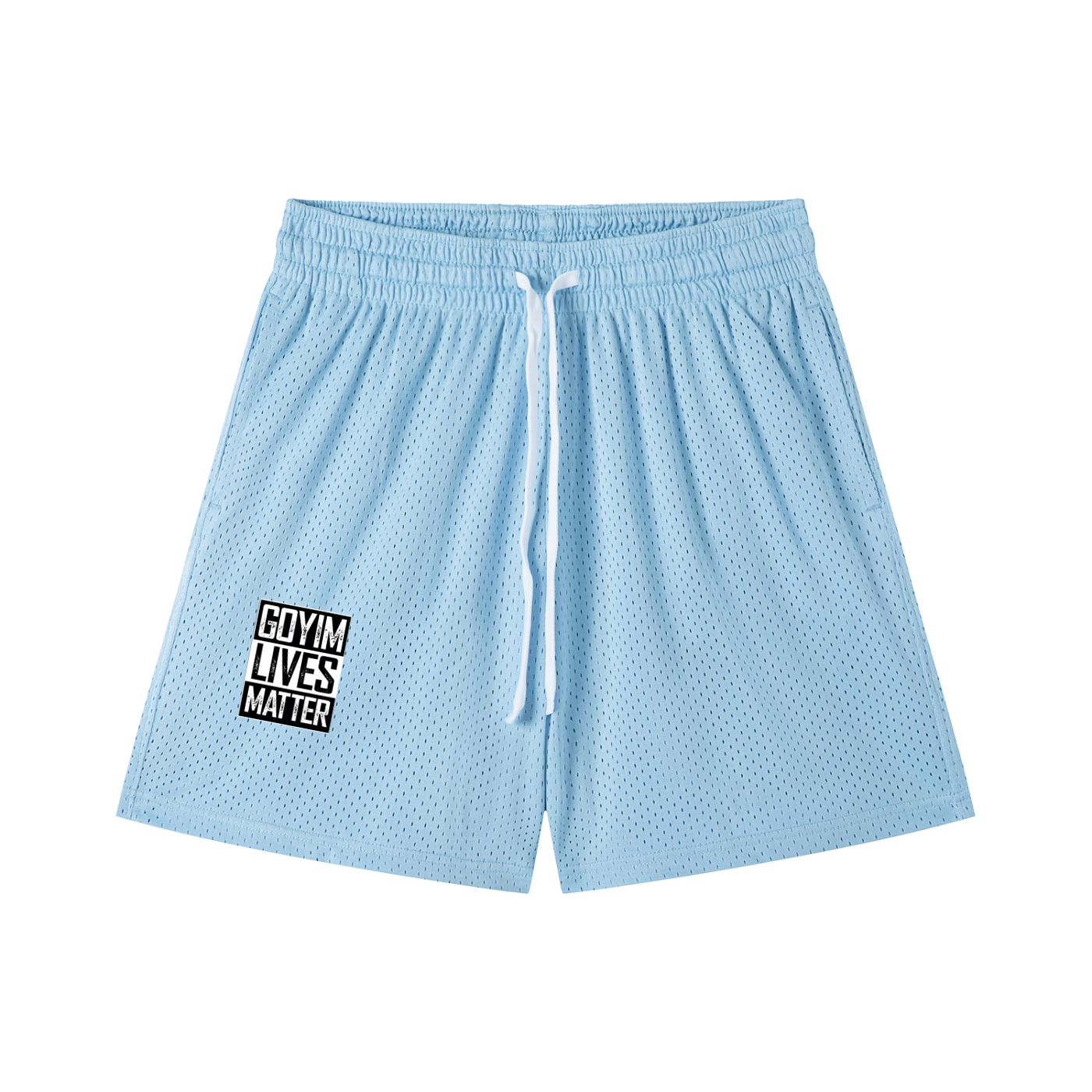 Goyim Lives Matter Mesh Drawstring Shorts