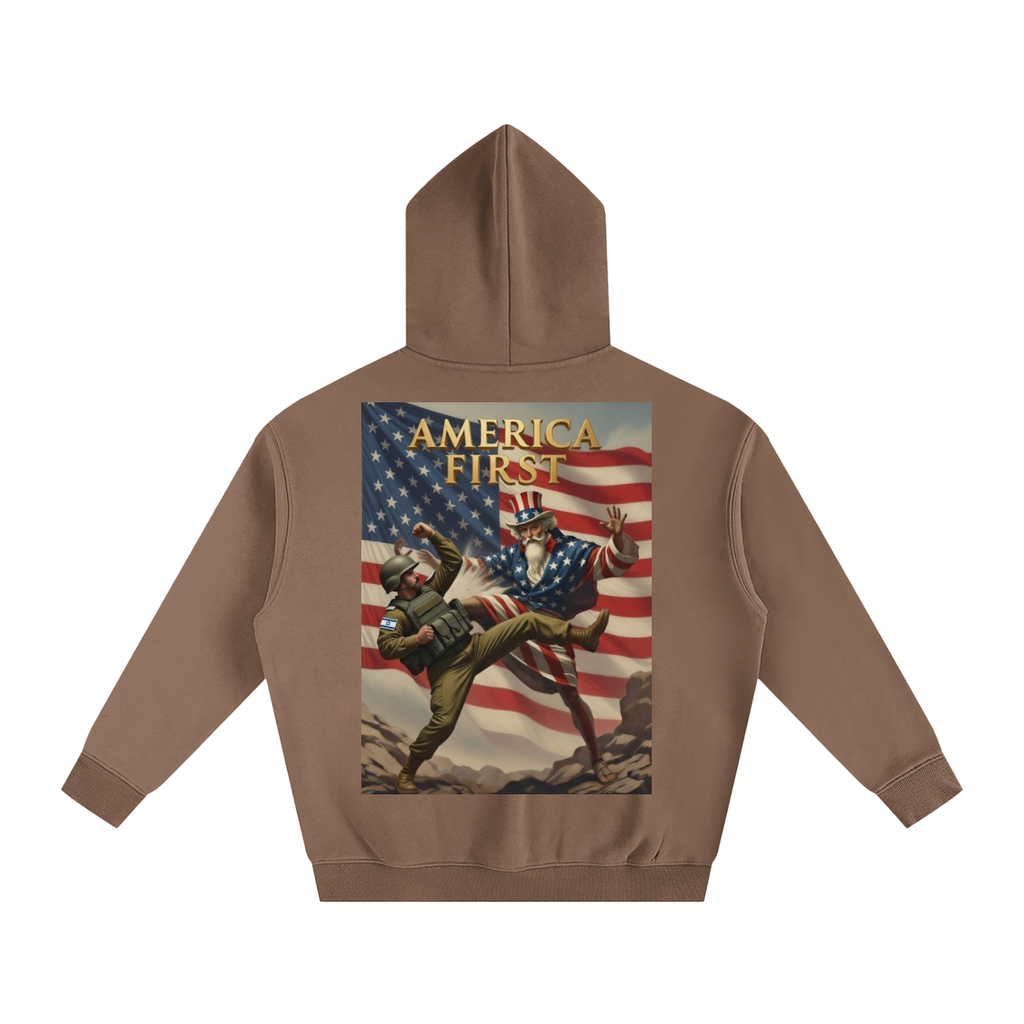 Uncle Sam Oversize Fleeced Hoodie
