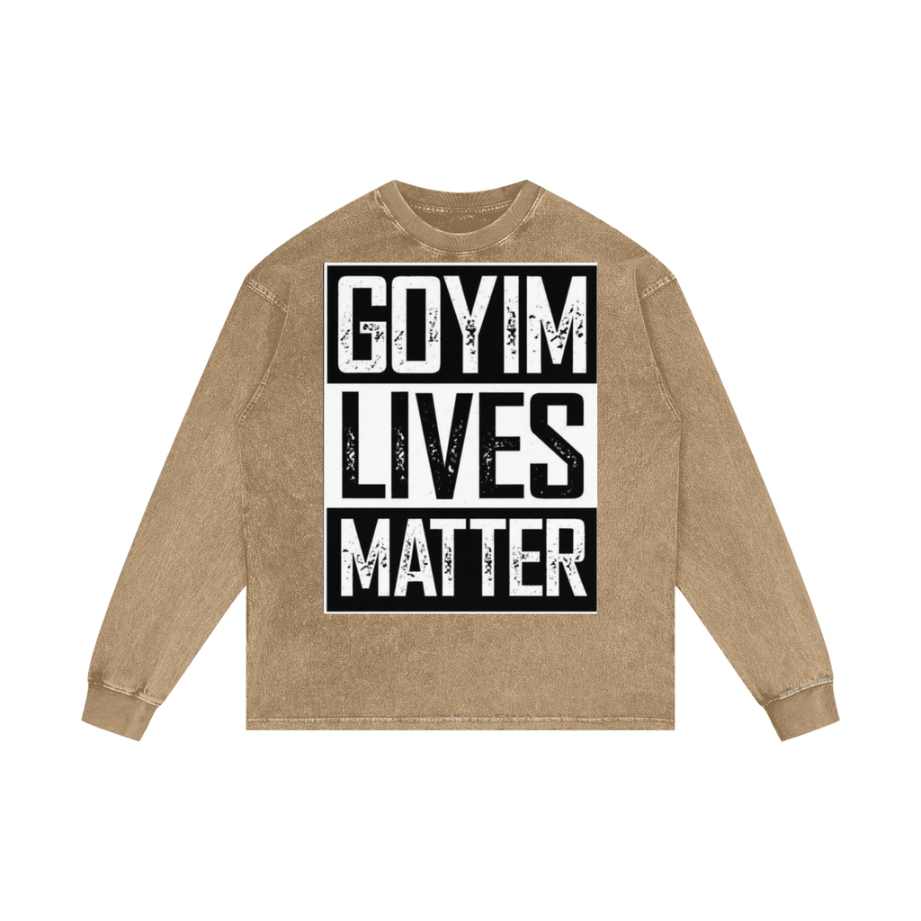 Goyim Lives Matter Oversize Long Sleeve