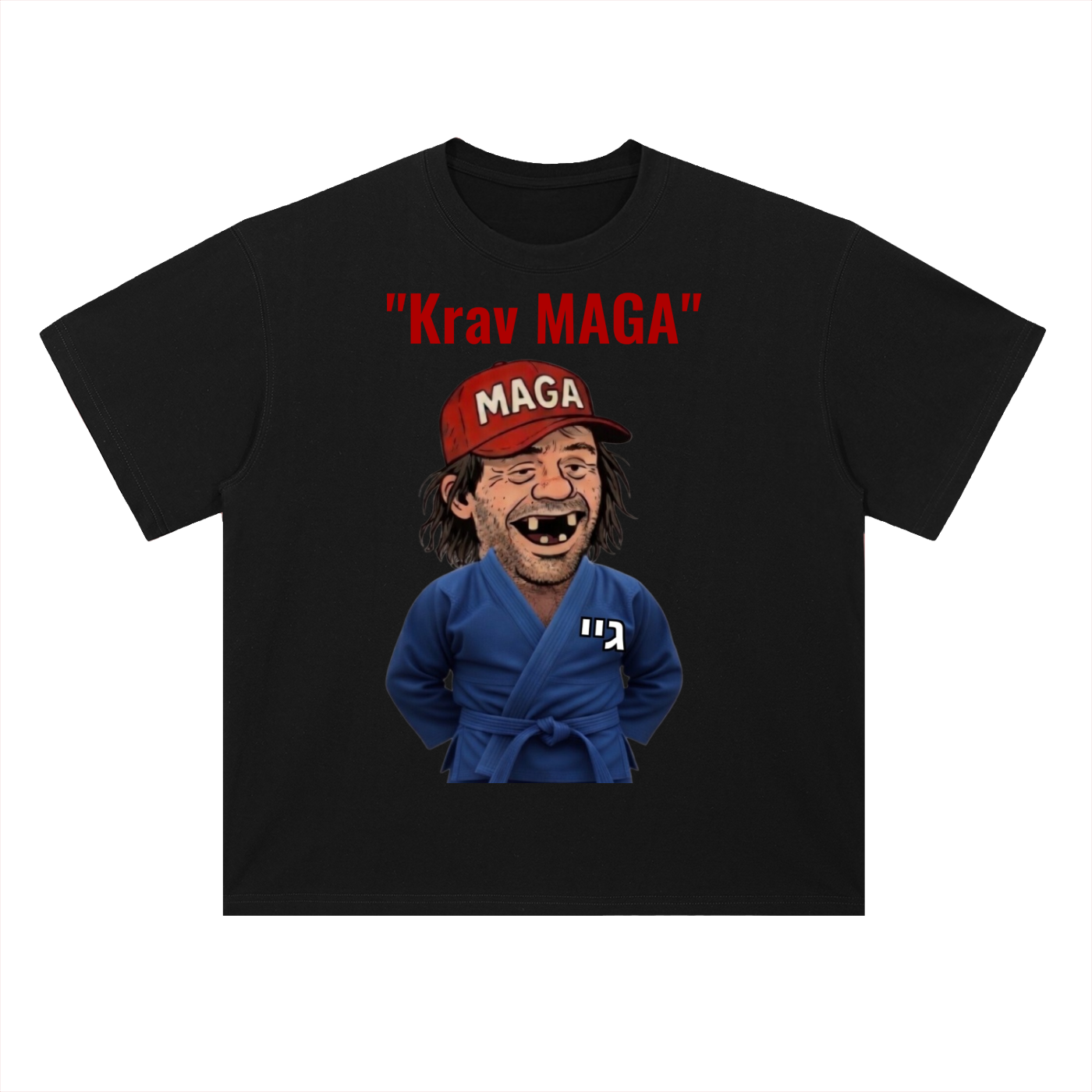 Krav MAGA Drop Shoulder Cotton T-Shirt
