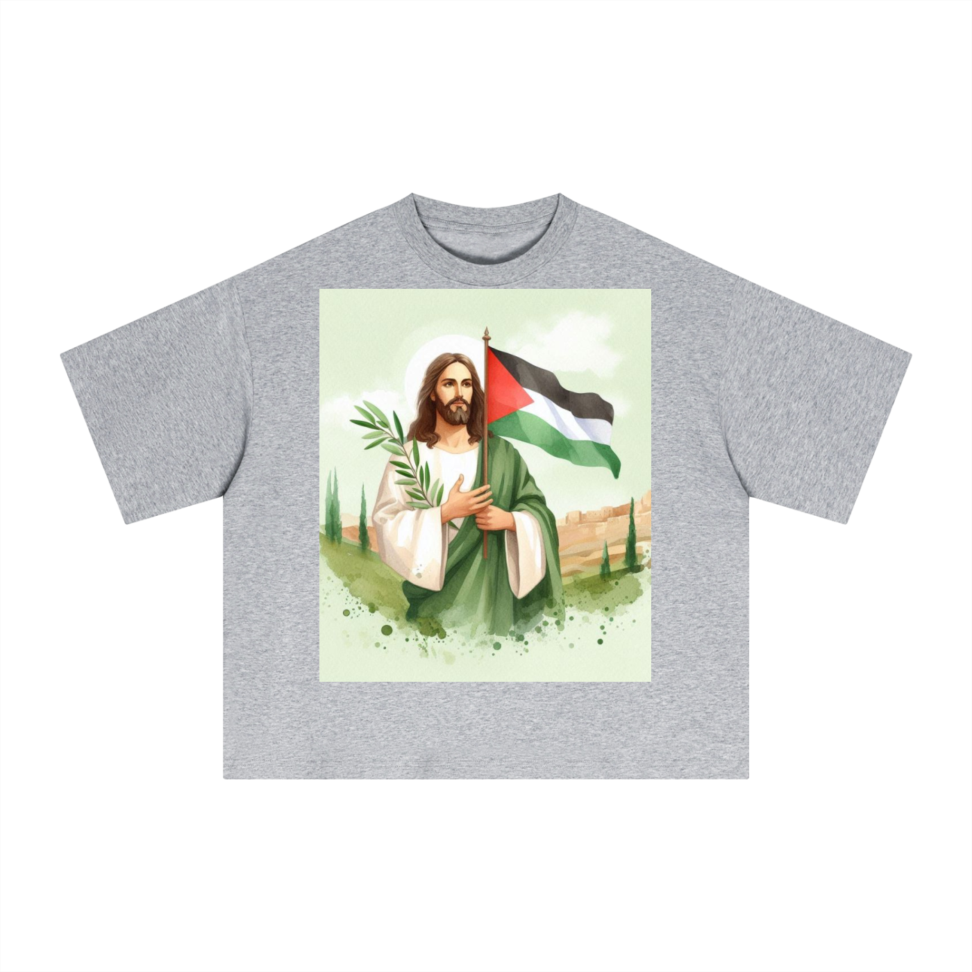 Jesus Palestine Boxy T-Shirt
