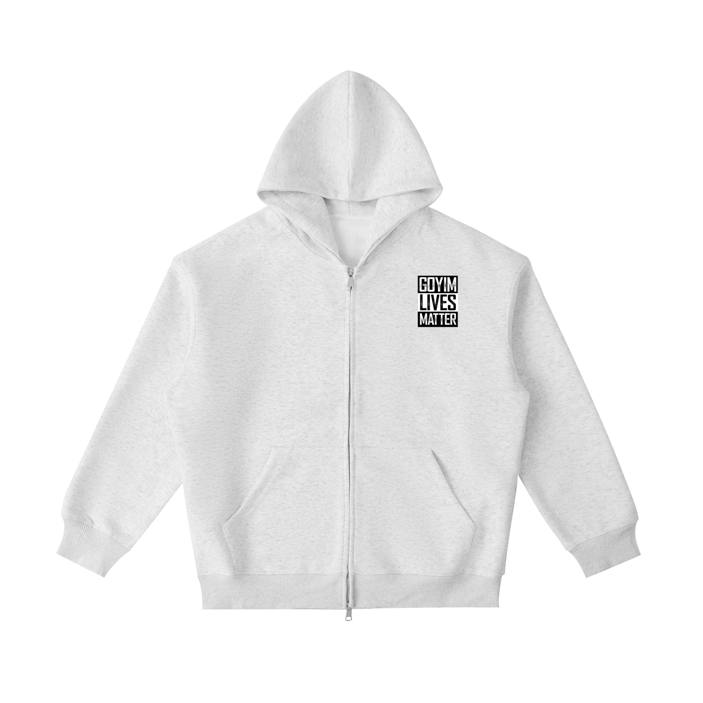 Goyim Lives Matter Chest Logo Heavyweight Hoodie
