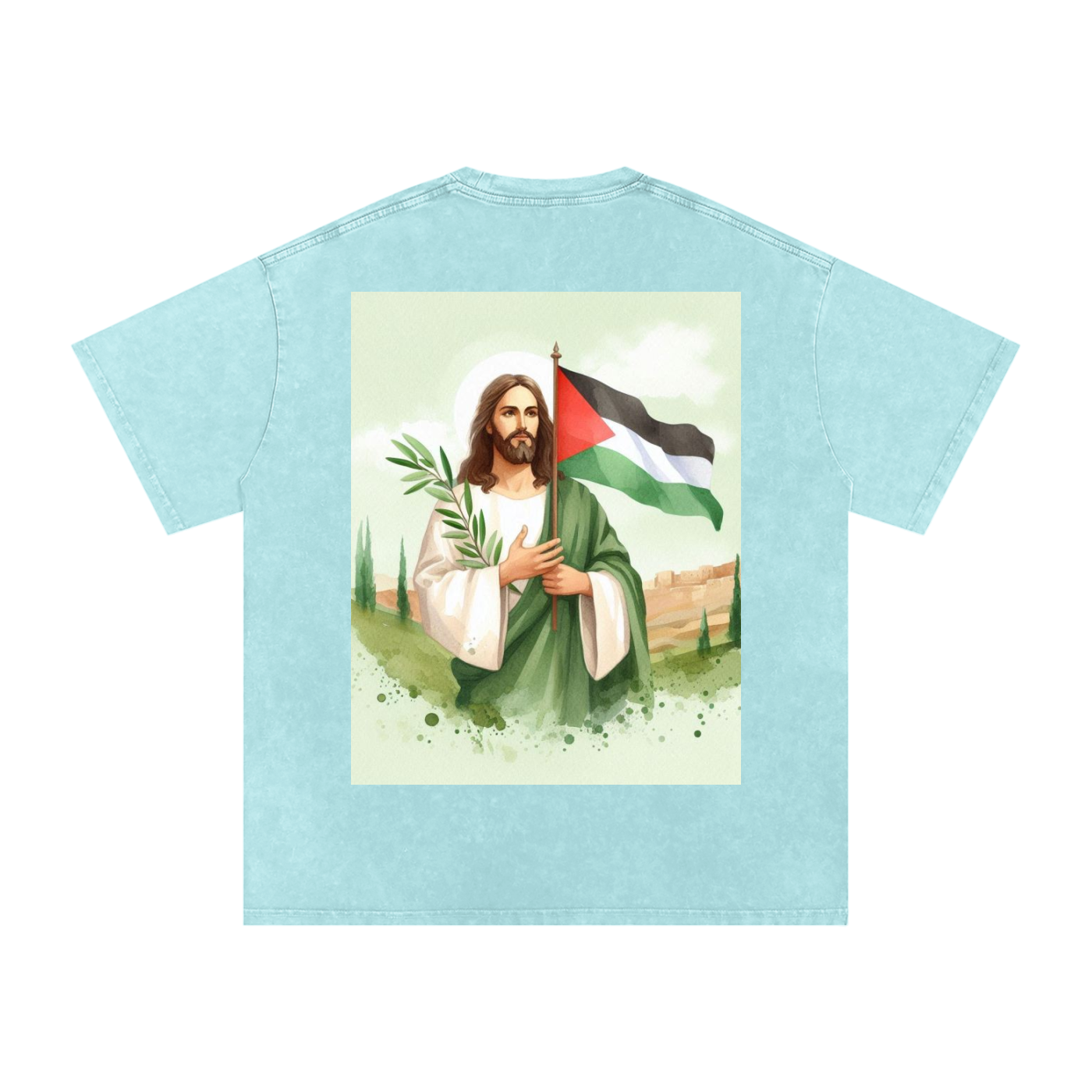 Jesus Palestine Oversized T-Shirt