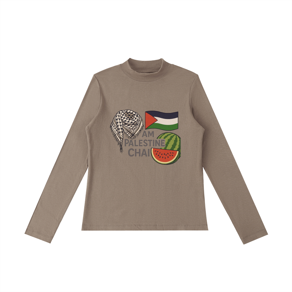 Am Palestine Chai Women Long Sleeve T-Shirt