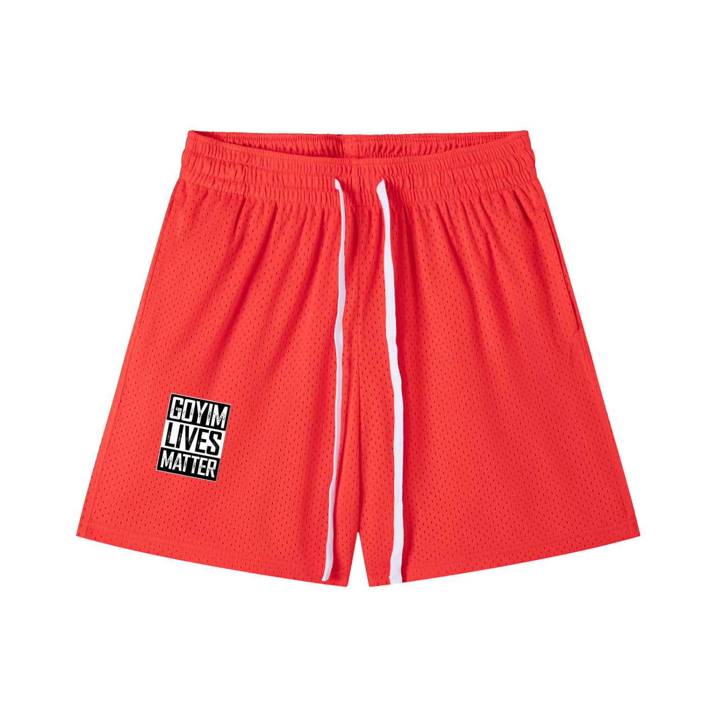 Goyim Lives Matter Mesh Drawstring Shorts