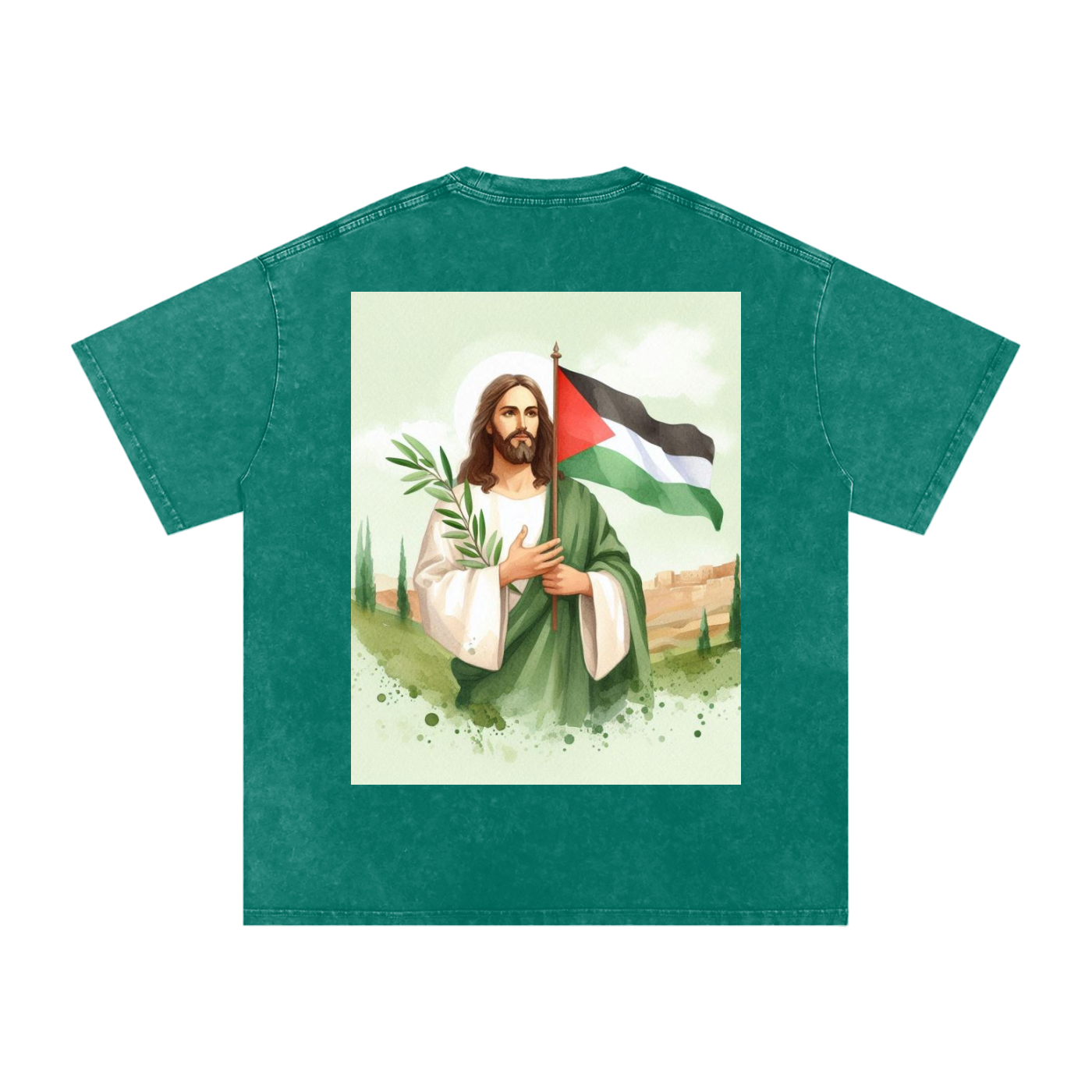 Jesus Palestine Oversized T-Shirt