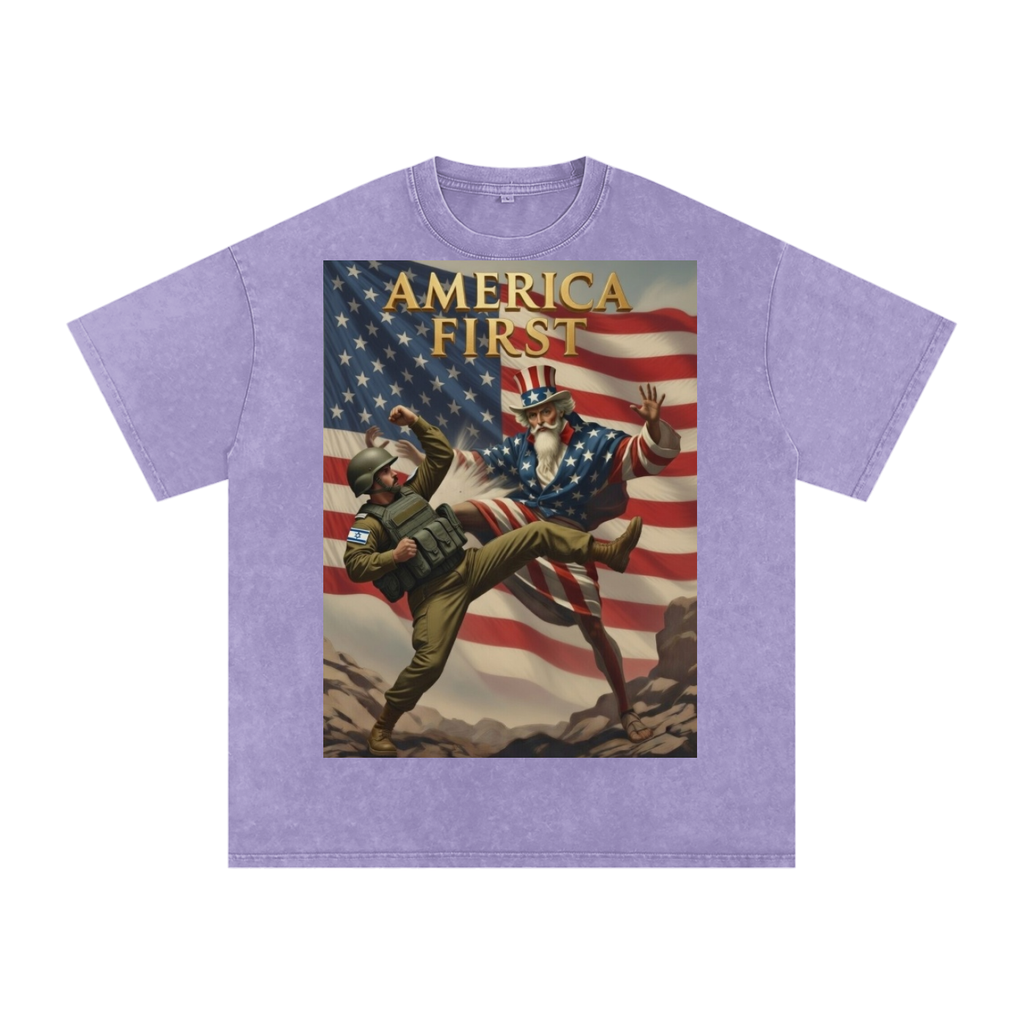 Uncle Sam Oversized Cotton T-Shirt