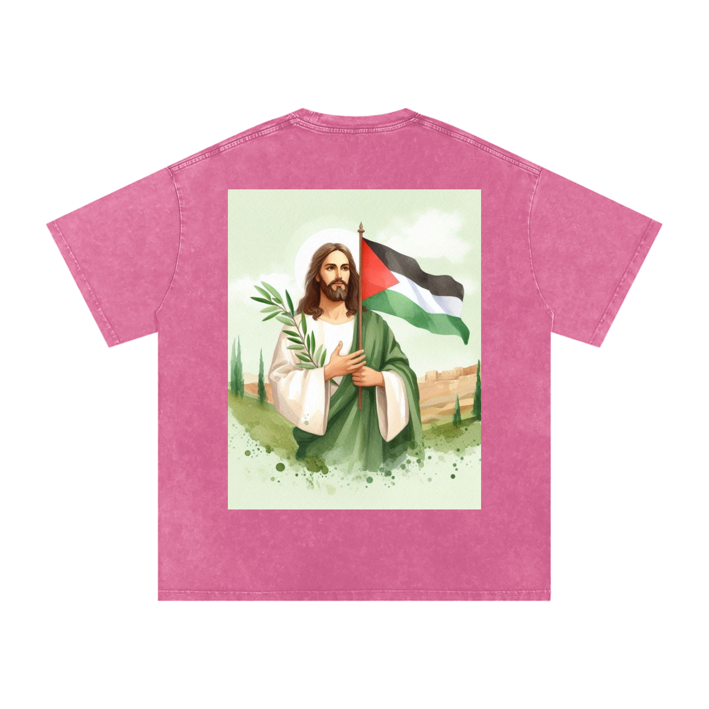 Jesus Palestine Oversized T-Shirt