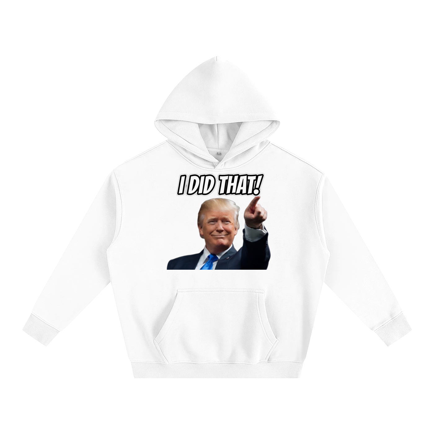 I DID THAT Oversize Fleeced Hoodie