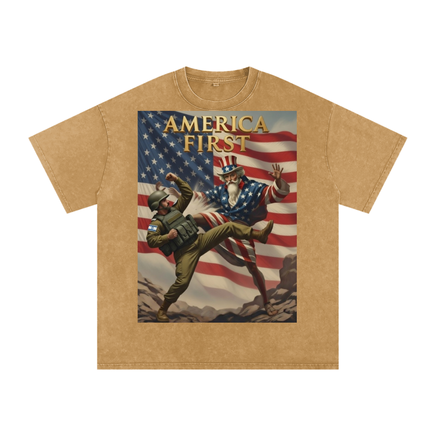 Uncle Sam Oversized Cotton T-Shirt