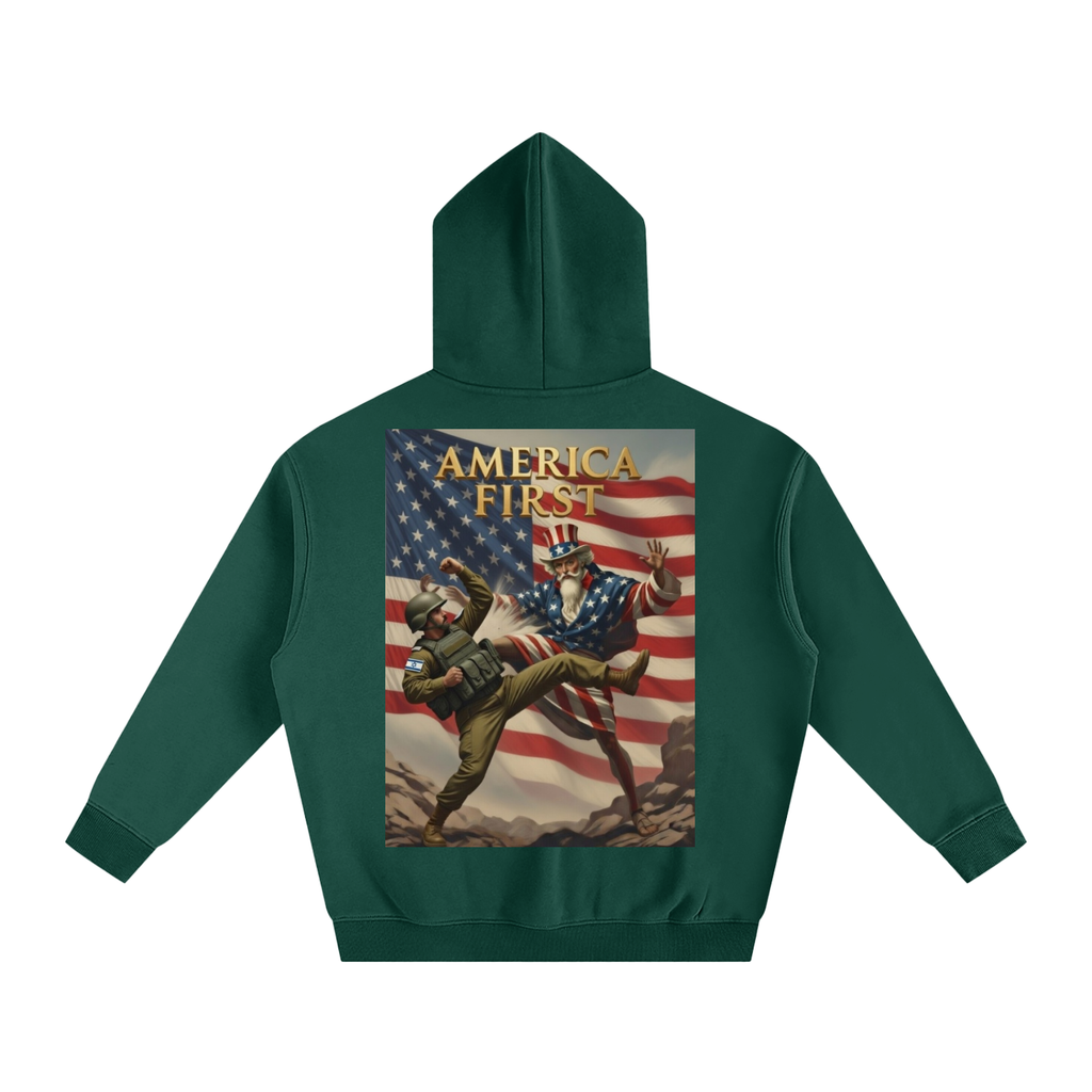 Uncle Sam Oversize Fleeced Hoodie