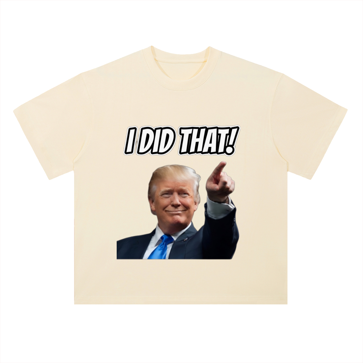 I DID THAT Shoulder Cotton T-Shirt