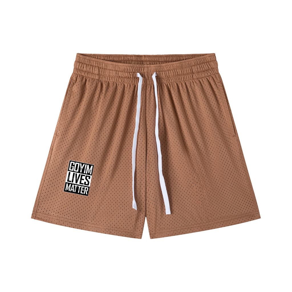 Goyim Lives Matter Mesh Drawstring Shorts