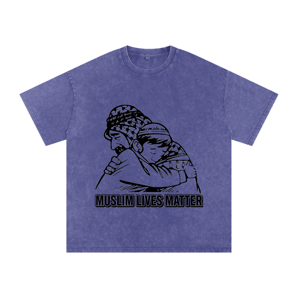 Muslim Lives Matter Snow Washed T-Shirt