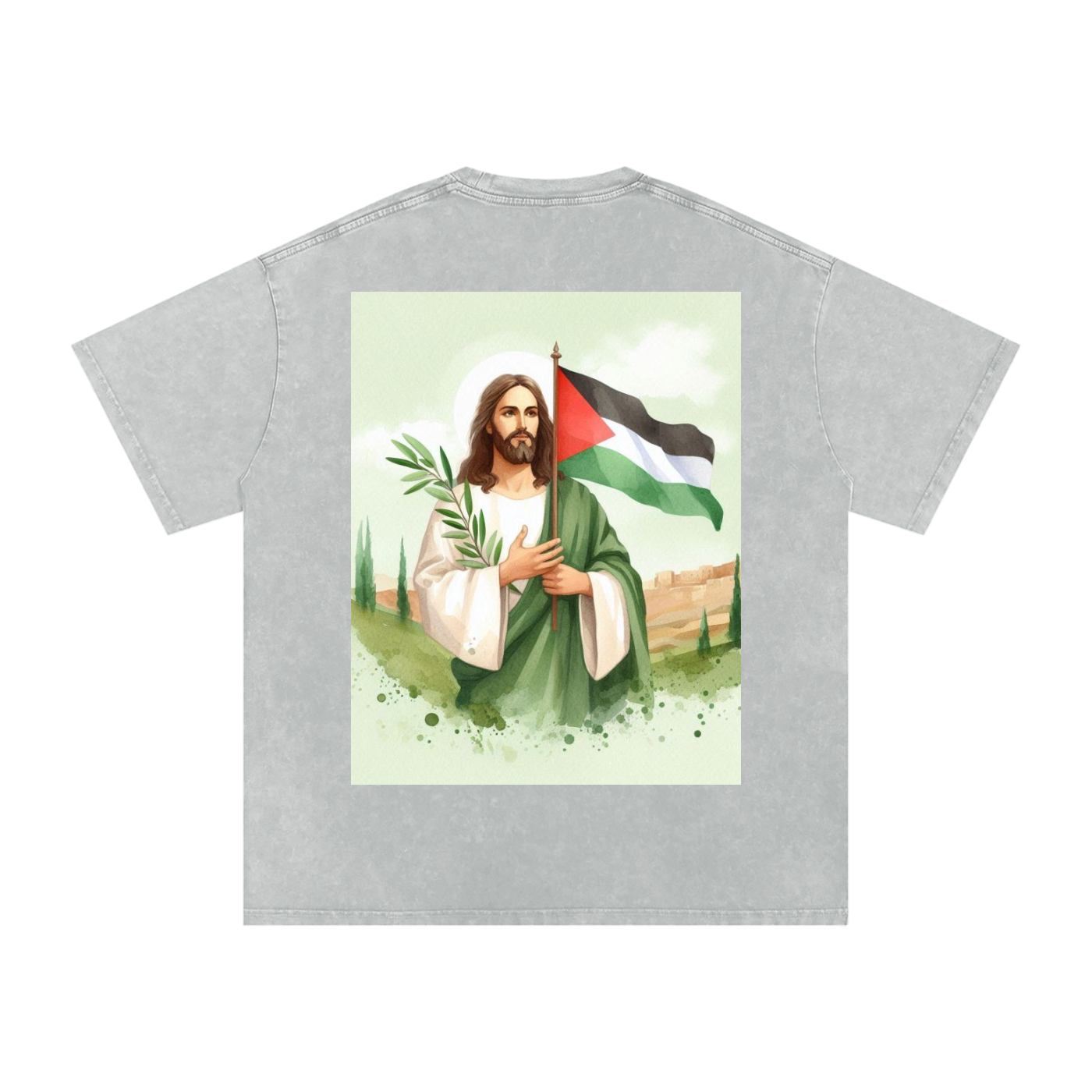 Jesus Palestine Oversized T-Shirt